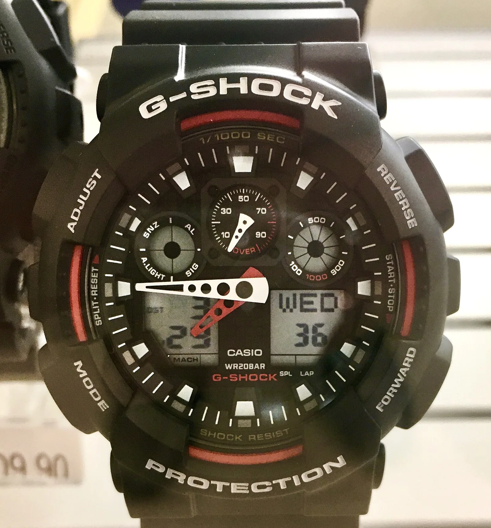 Montre G-Shock, photo sous licence libre