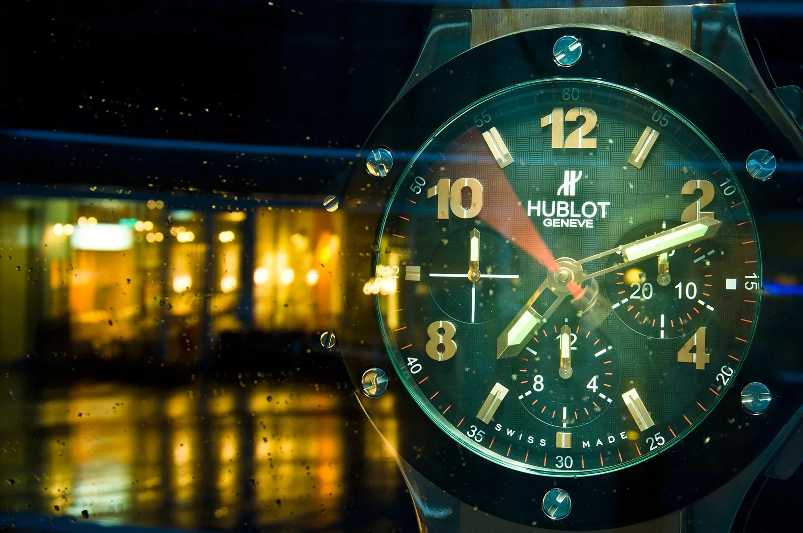 Montre Hublot, photo sous licence libre
